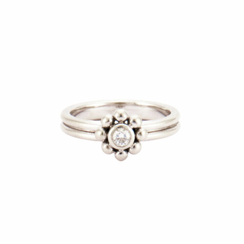 TIFFANY & CO Anello Fiore Diamanti