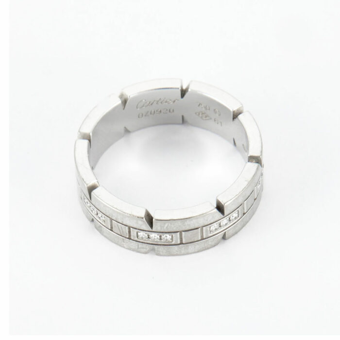 CARTIER Anello Tank diamanti