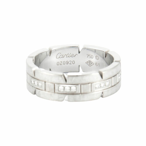 CARTIER Anello Tank diamanti