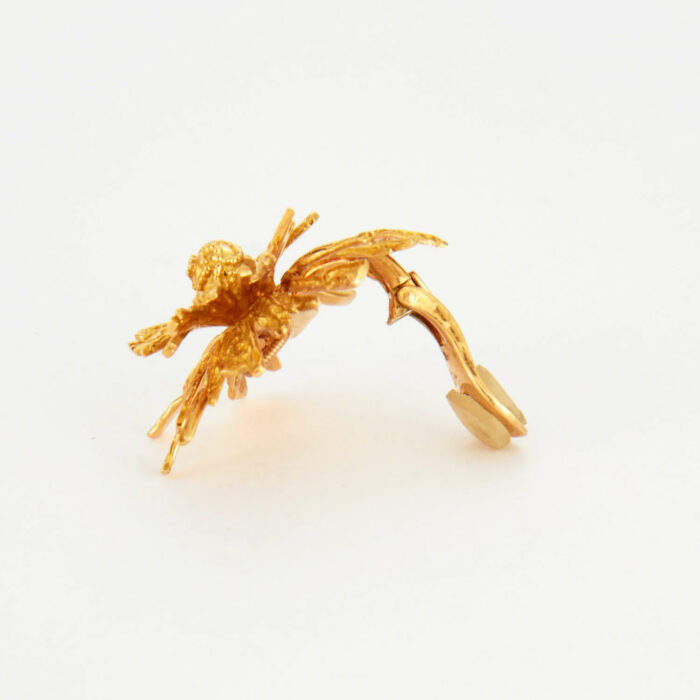 CARTIER - Orecchini Fiori Oro - immagine 3