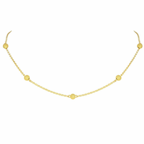 collana sfere oro