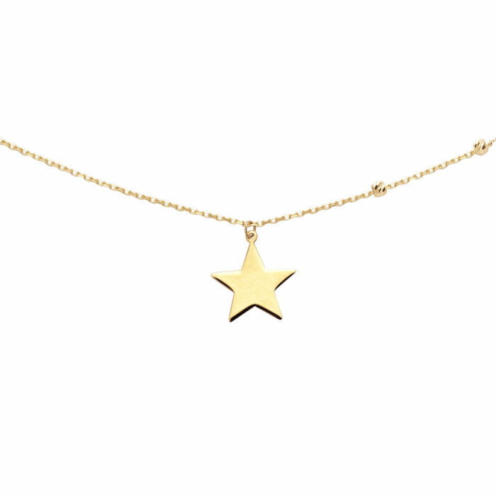 collana stella oro