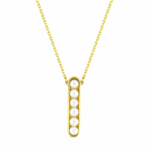 collana pendente perle