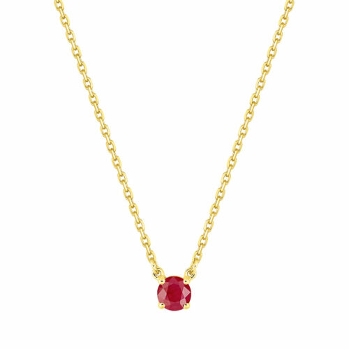 collana rubino oro
