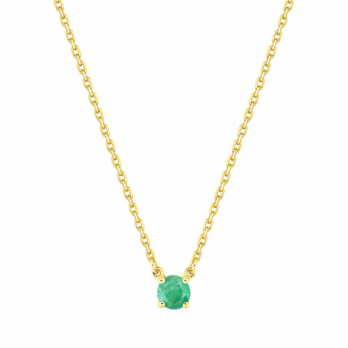 collana smeraldo oro