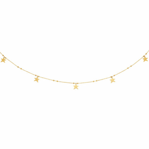 collana stella oro