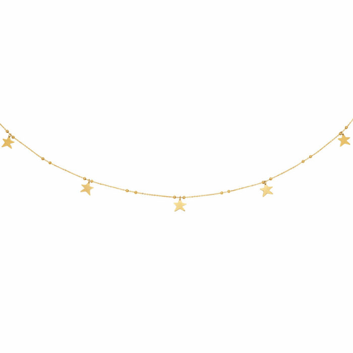 collana stella oro