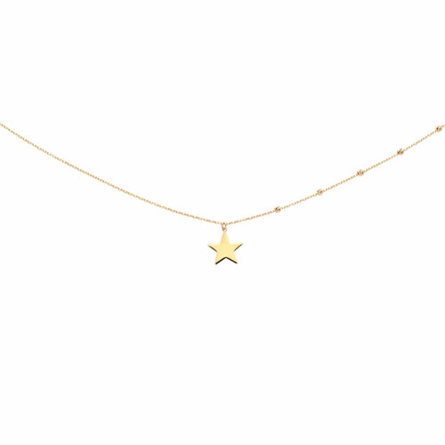 collana stella oro