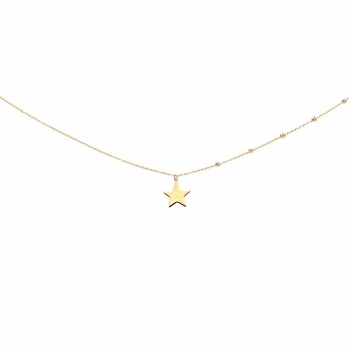 collana stella oro