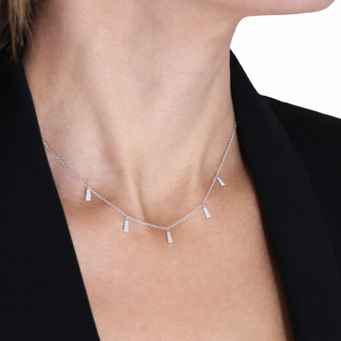 collana pendenti diamanti