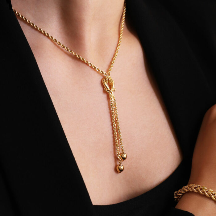 Collana Fiocco oro