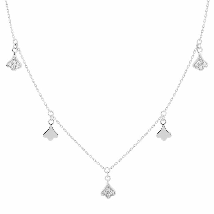 collana oro bianco diamanti