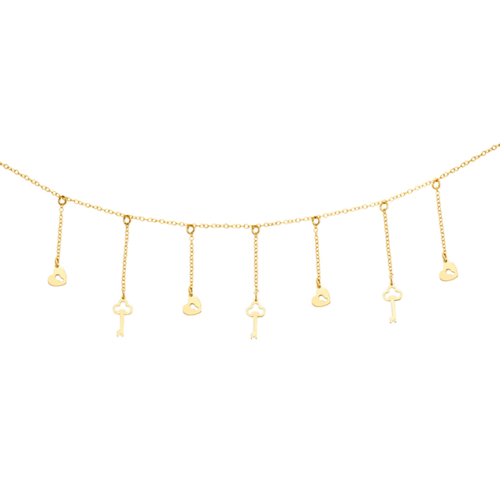 collana moda donna oro