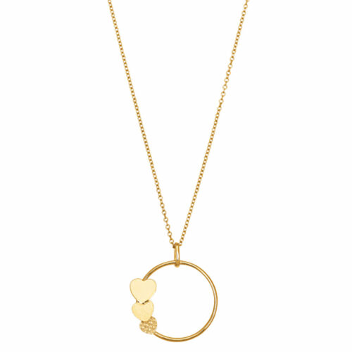 Collana Triplo Cuore