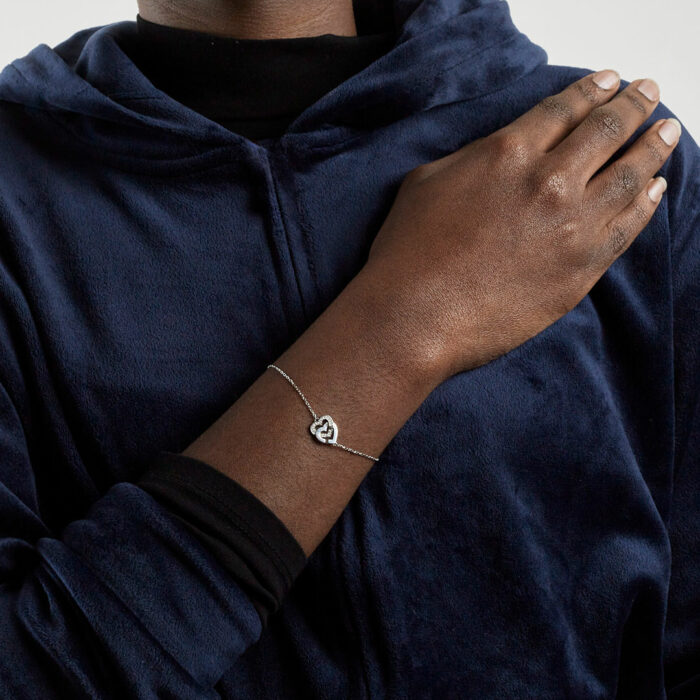 DINH VAN Bracciale Doppi Cuori R10