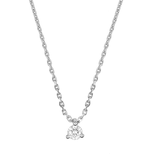 collana punto luce diamante