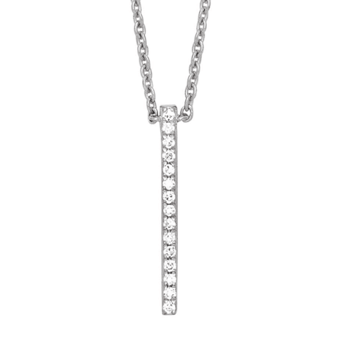 collana linea di diamante