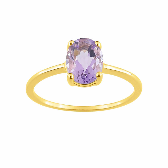 anello con ametista