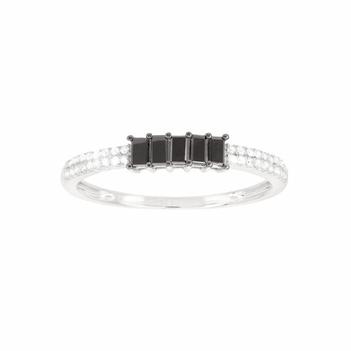 anello diamante nero