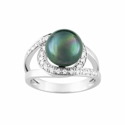 anello perla tahiti oro