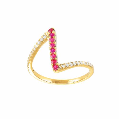 Anello Rubino oro