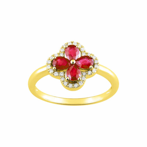 anello lusso rubino
