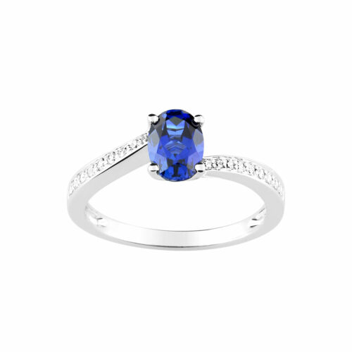 anello di fidanzamento zaffiro