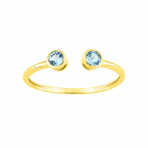 anello con topazio