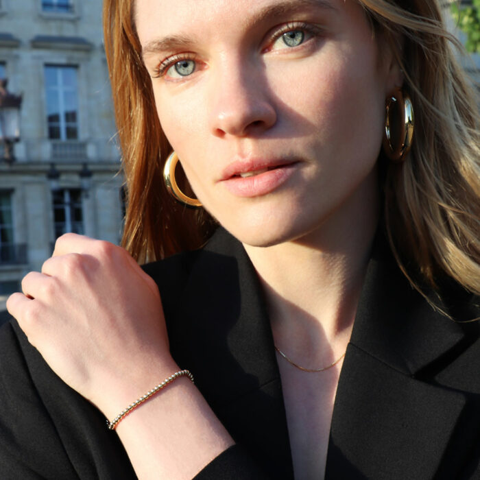 Bracciale Sfere d'Oro 3mm