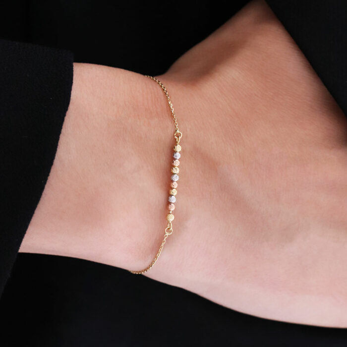 Bracciale Tricolore oro