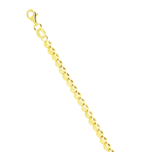 Bracciale Sfere d'Oro 4mm