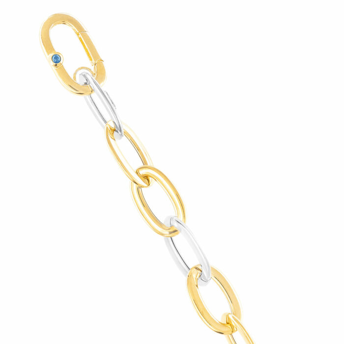 Bracciale Ovale Bicolore