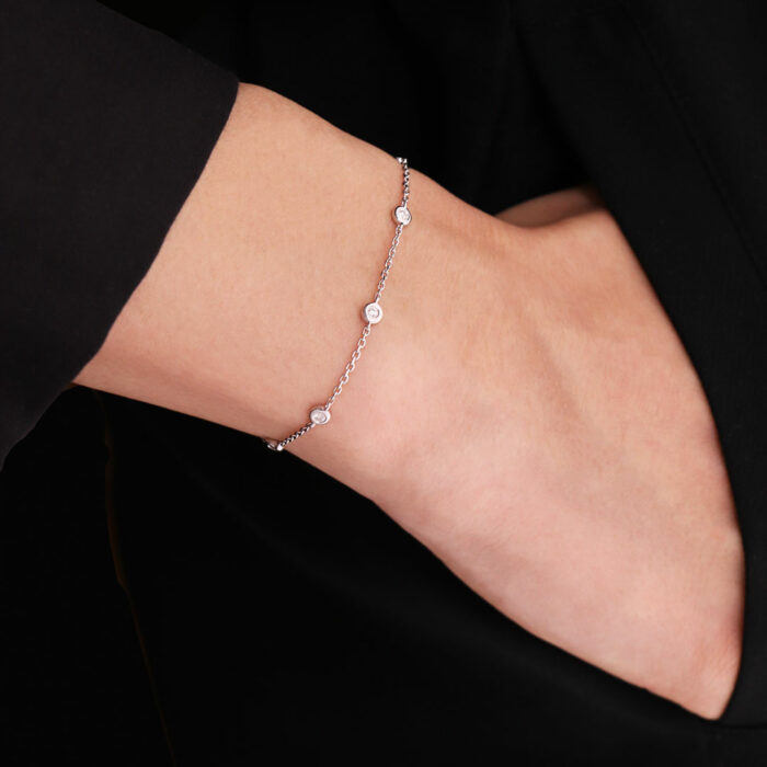 Bracciale Riviera diamanti