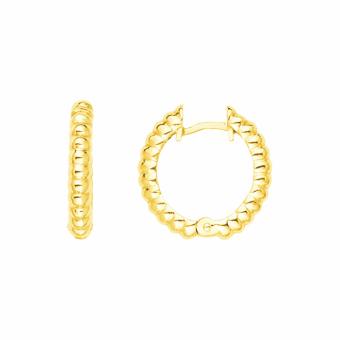 Orecchini Striato 3mm Diametro 13mm