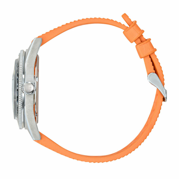 Orologio Lip Nautic 3 Scaphandrier 39 mm Arancia - immagine 3