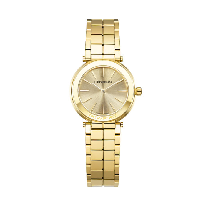 Orologio Herbelin Newport Slim Champagne Oro