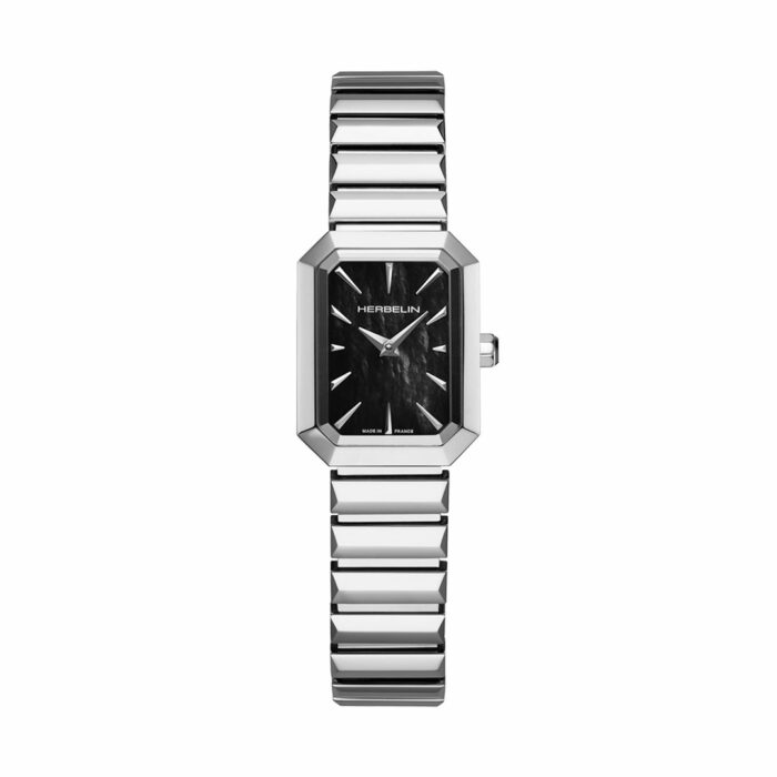 Orologio Herbelin Octogone Acciaio Madreperla Nera