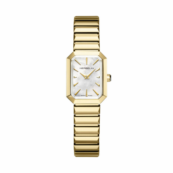 Orologio Herbelin Octogone Oro Madreperla Bianca