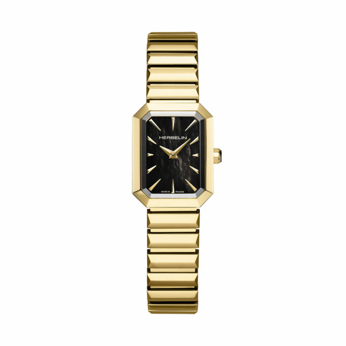Orologio Herbelin Octogone Oro Madreperla Nera