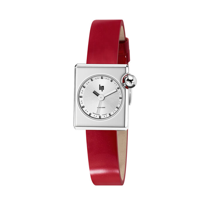 Orologio Lip Mach 2000 Mini Square Rossa 671174