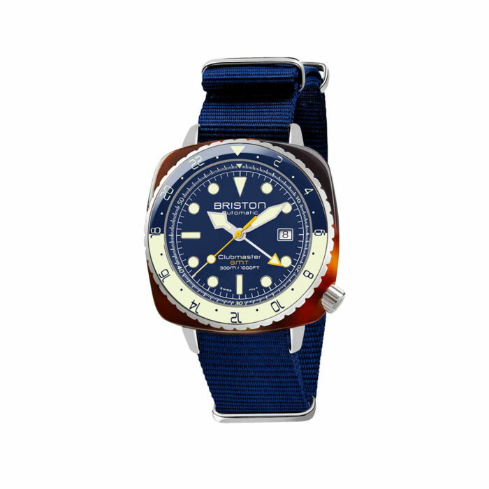 Orologio Briston Clubmaster Diver Pro GMT Blu