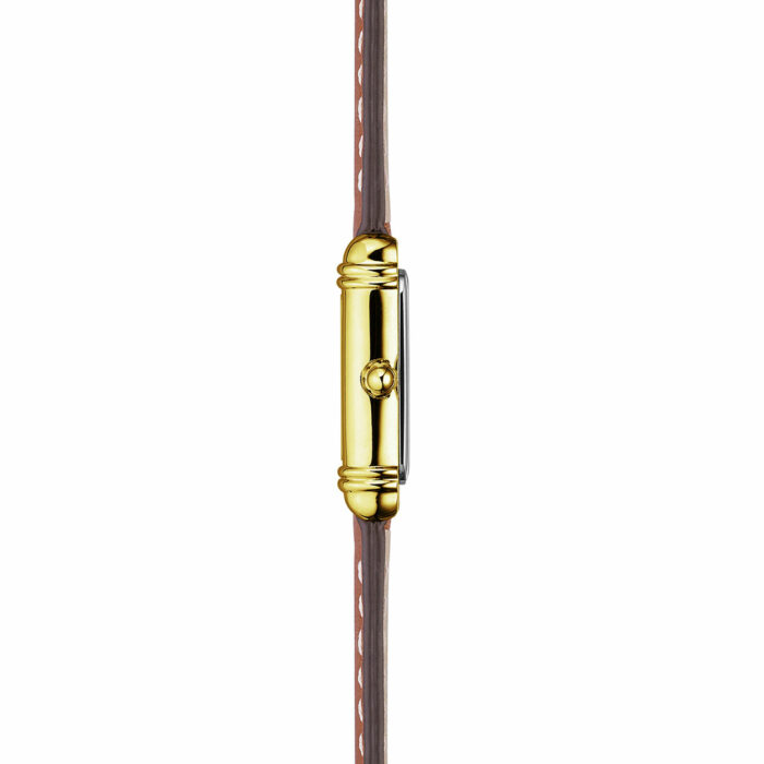 Orologio Herbelin Art Déco Pelle Oro - immagine 3