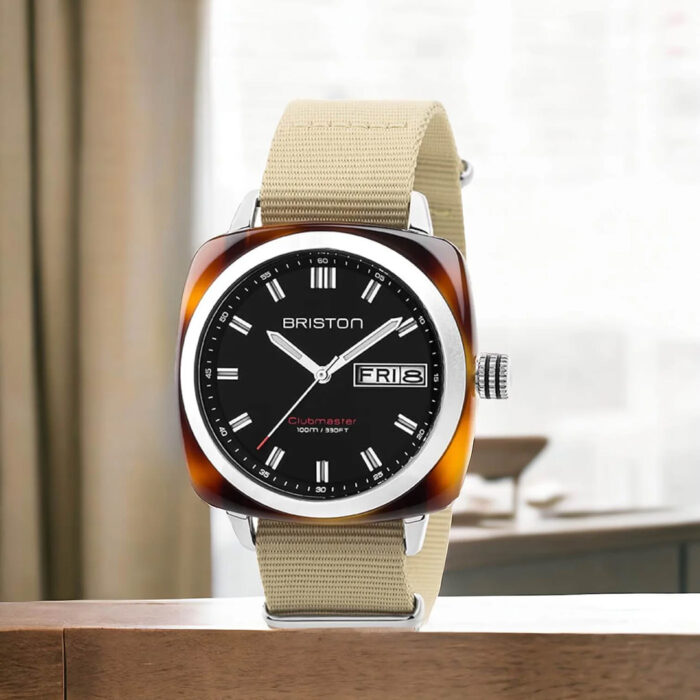 Orologio Briston Clubmaster Sport HMS Quadrante Nero - immagine 2