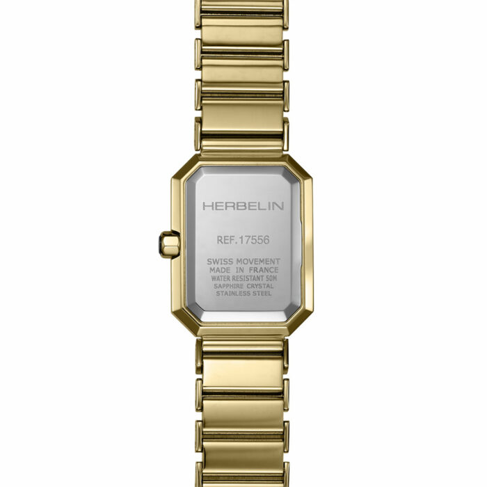 Orologio Herbelin Octogone Oro Madreperla Bianca - immagine 4
