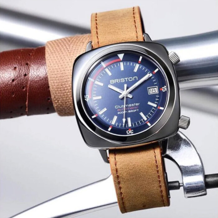 Orologio Briston Clubmaster Diver Cinturino Pelle - immagine 2