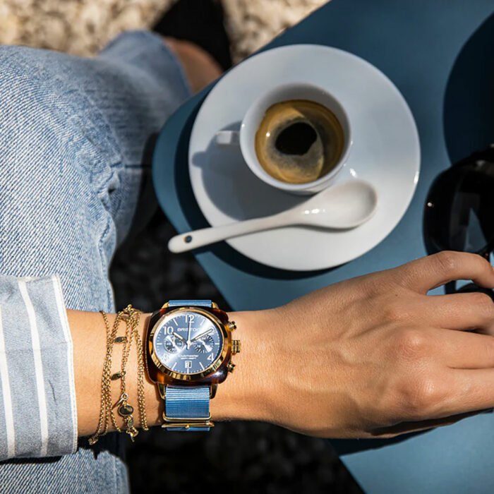 Orologio Briston Clubmaster Blu Ghiacciaio - immagine 3