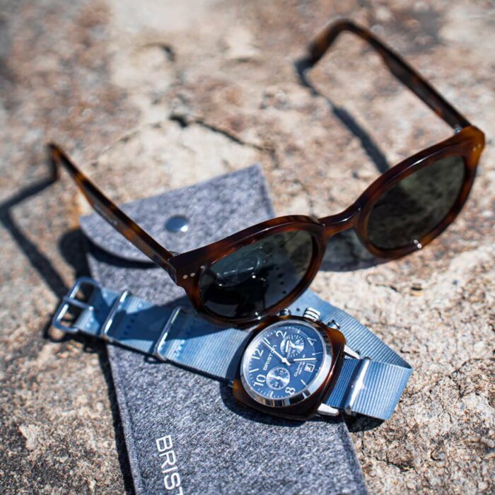 Orologio Briston Clubmaster Blu Ghiacciaio - immagine 4