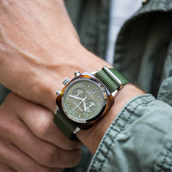 Orologio Briston Clubmaster Classic Verde Oro - immagine 3