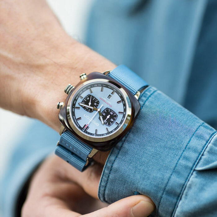Orologio Briston Clubmaster Sport Blu Ghiaccio - immagine 2