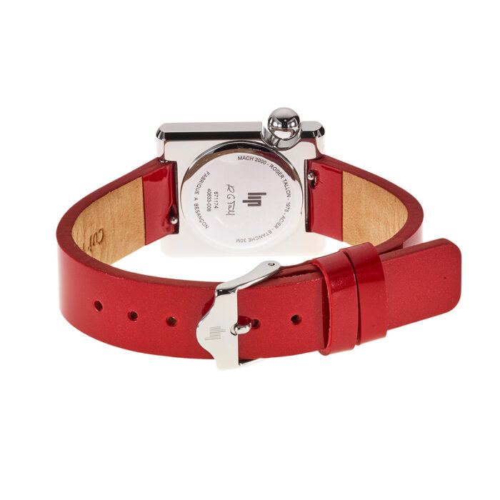 Orologio Lip Mach 2000 Mini Square Rossa 671174 - immagine 4